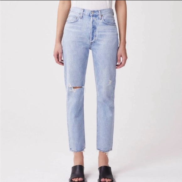 Agolde Riley Crop - Picture 2 of 5